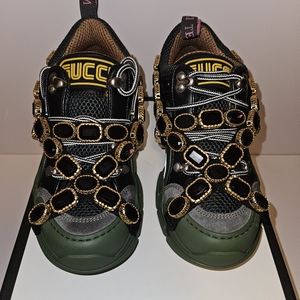 Gucci Women Flashtrek w/Purple Crystal - NWT